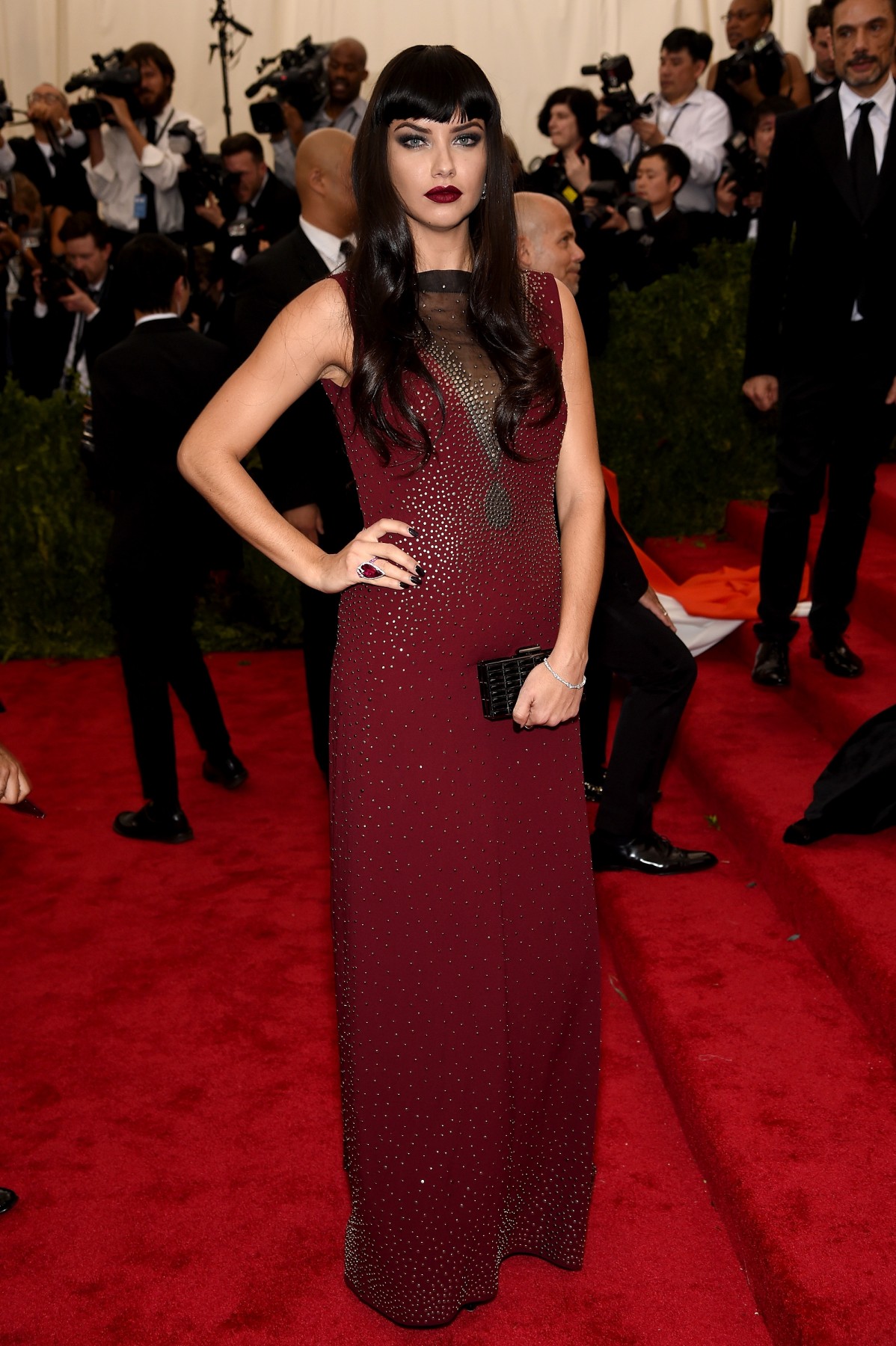 Adriana Lima wears Chopard to the Met Gala, New York, May 4th, 2015