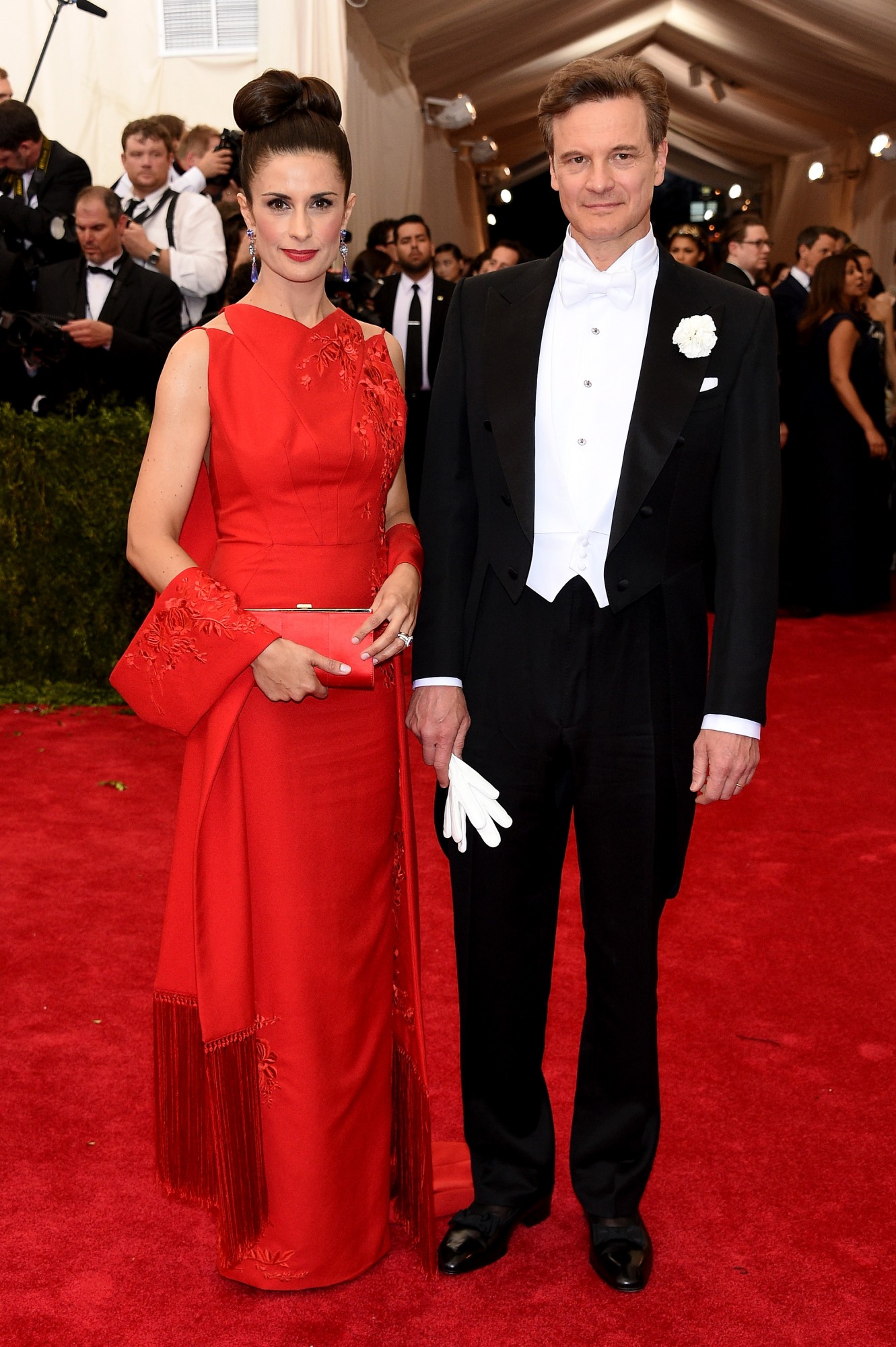 Livia Firth wears Chopard to the Met Gala, New York, May 4th, 2015