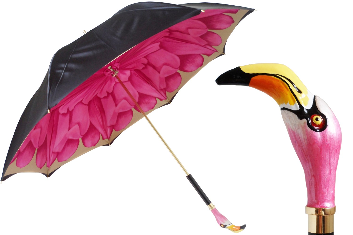 Style 189 - 21065-30 & Black - Handle Pink Flamingo copia