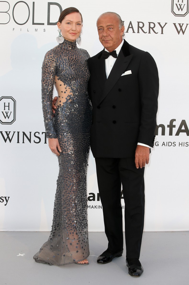 Fawaz Gruosi et sa compagne Sophie Taylor