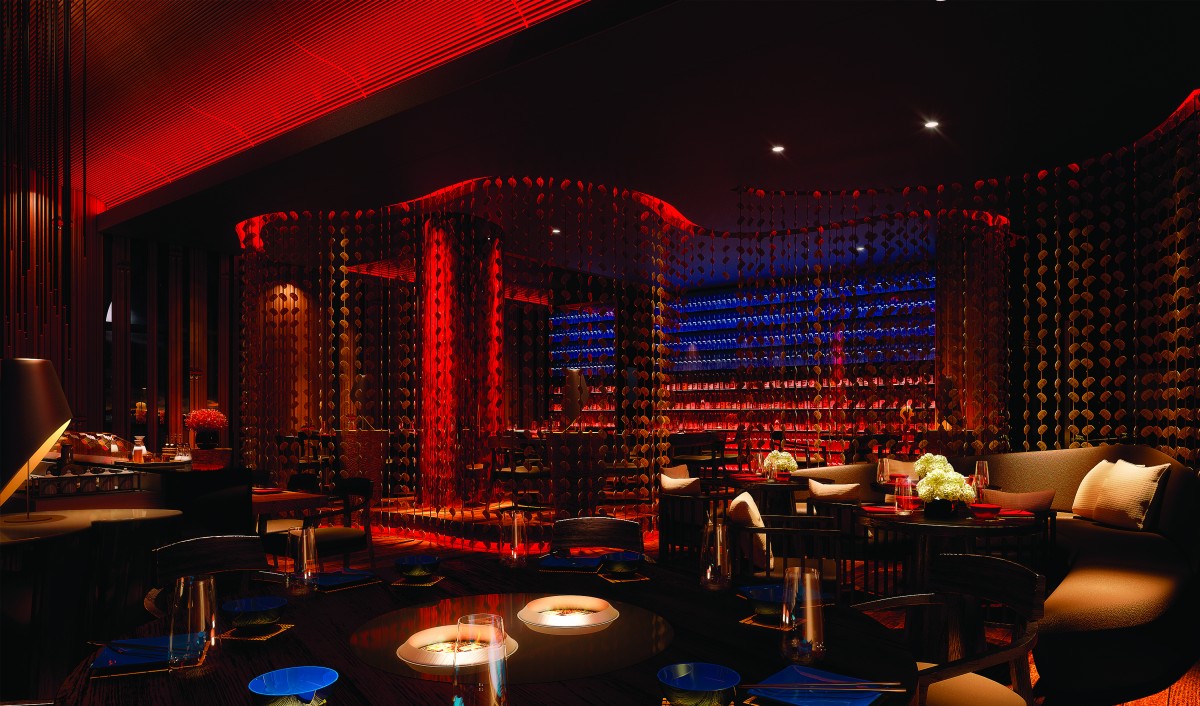 Shangri-La's Le Touessrok Resort & Spa, Mauritius-Kushi - Japanese Restaurant Night Time (Rendering)-May 2015