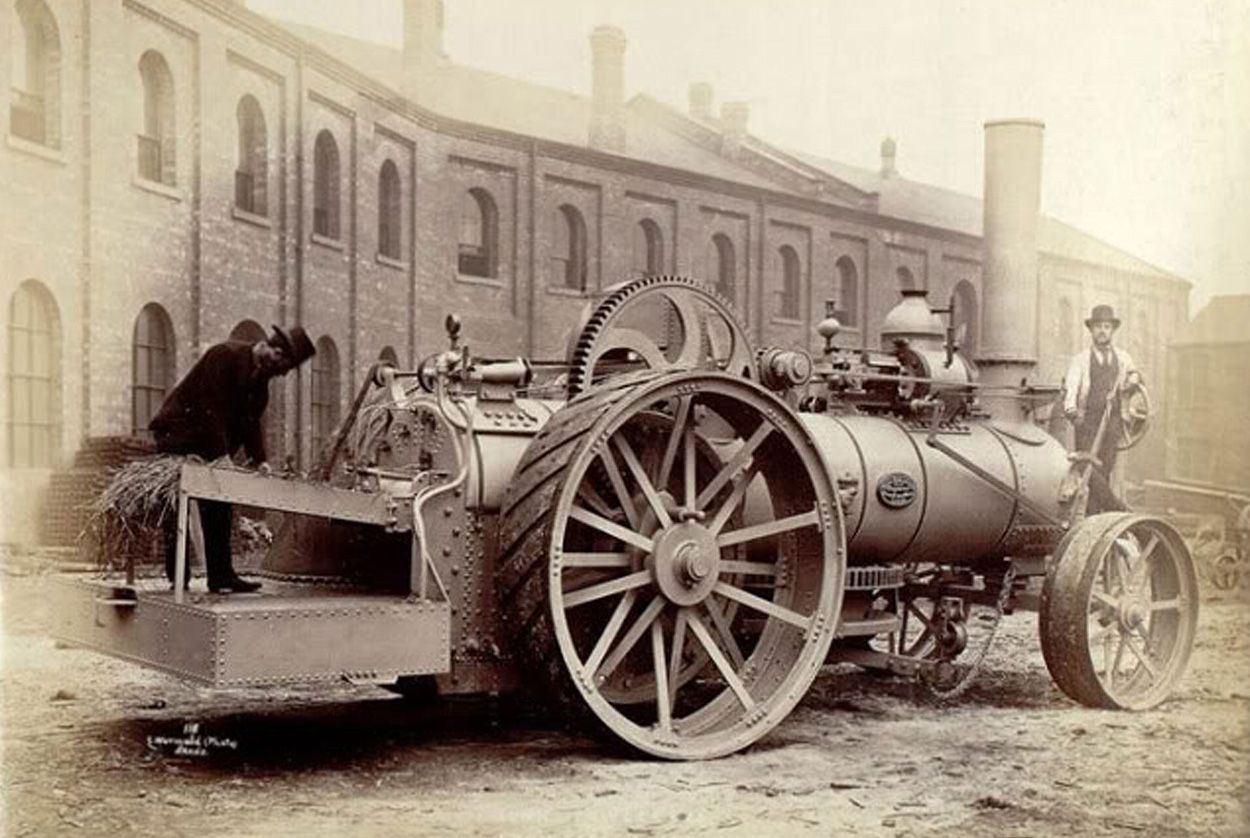 Первые паровые автомобили. Локомобиль 1875. Локомобиль паровой трактор. Локомобиль Российская Империя.