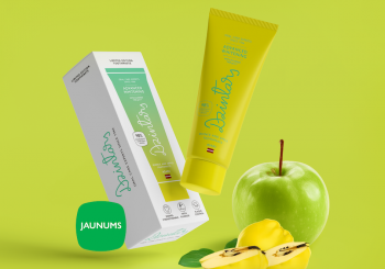 Зубная паста «Dzintars» с вкусом цидонии и яблока удивляет мир