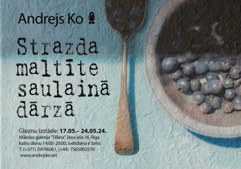 В Риге открывается персональная выставка Андрея Ко «Завтрак дрозда в солнечном саду»