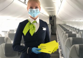 airBaltic вводит новые меры безопасности для здоровья на рейсах