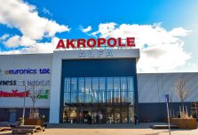 Сегодня торговый центр Alfa сменил название на AKROPOLE Alfa, а  Akropole на AKROPOLE Rīga