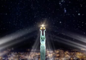 Благодаря меценату Инаре Тетеревой звезды Памятника Свободы засияют яркими огнями