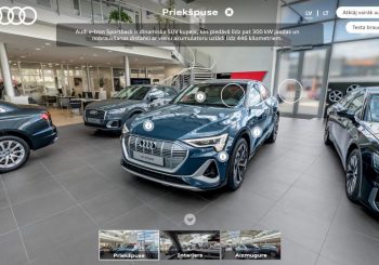 Volkswagen и Audi приглашают клиентов в латвийский онлайн-салон