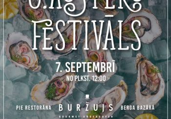 Ресторан Buržujs приглашает всех на «Фестиваль устриц»