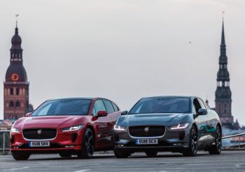 Jaguar I-Pace, который будет запущен в производство в августе, можно увидеть в Риге уже сегодня