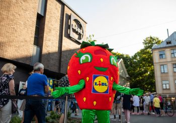 На улице Калнциема открылся долгожданный магазин Lidl