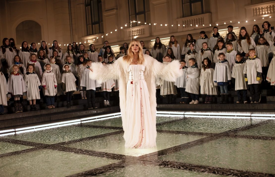 Loboda. Масштабные съемки в Рождество в Латвии