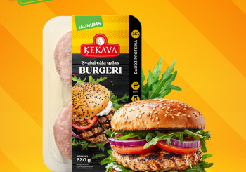 Бренд “Ķekava” впервые предлагает мясо для бургеров