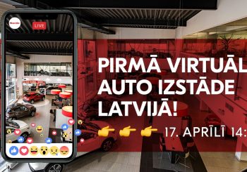 Первая виртуальная выставка автомобилей в Латвии