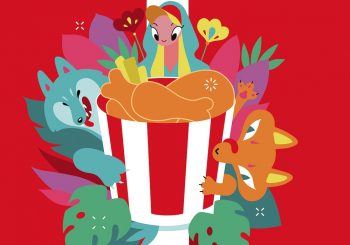 К 80-летию легендарного рецепта KFC выпустил худи в коллаборации с российской художницей Антонией Лев и новую серию железных баскетов