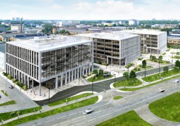 Будущий бизнес-центр GUSTAVS отмечает праздник стропил