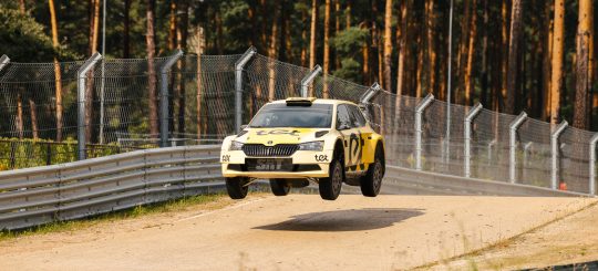 Мартиньш Сескс привезет в центр Риги свой раллийный автомобиль WRC