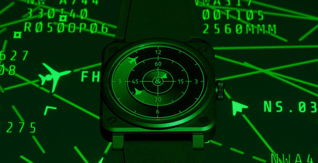Bell & Ross BR-03 Green Radar Ceramic: часы, превращающие циферблат в экран авиационного радара