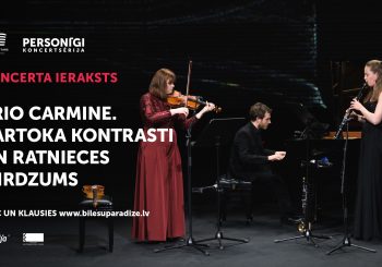 Цифровой концертный зал Lielais Dzintars предлагает запись дебютного концерта Trio Carmine