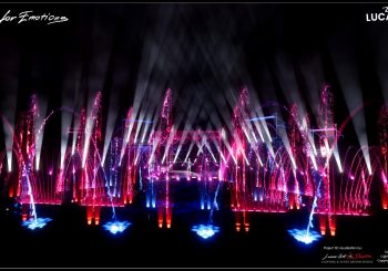 В эти выходные на Луцавсале пройдет лазерное «Zaigo» с фонтанами и огнем