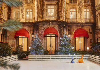 Рождественский каток в Париже